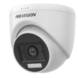 Câmera Dome fixa com áudio-híbrido inteligente de 2 MP Hikvision DS-2CE76D0T-LPFS