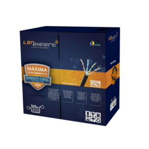 CABO DE REDE Cat5e-Lan Expert Turbo Link-azul-COBRE-305 metros C5ETB-BL