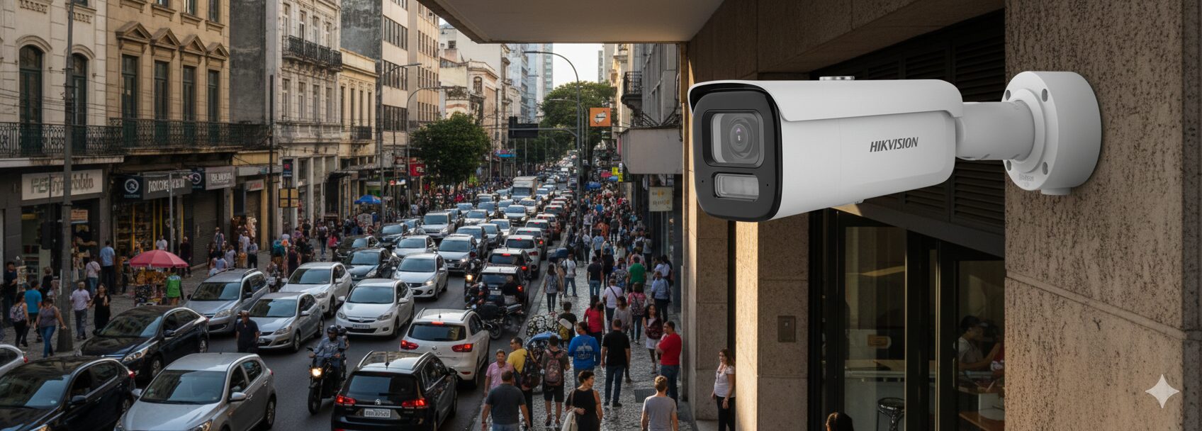 Câmera IP Bullet Varifocal ColorVu AcuSense 6 MP DS-2CD3667G3T-LIZSU